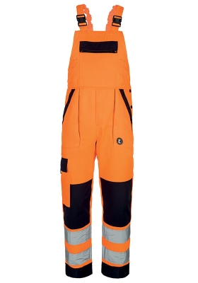 Reflexn kalhoty s laclem MAX NEO HV Hi-Vis 250 - oranov/ern