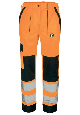 Dmsk reflexn kalhoty do pasu MAX NEO HV LADY Hi-Vis 250 - oranov/ern