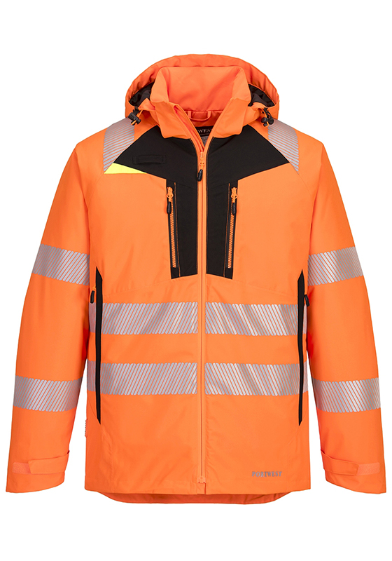 Reflexní bunda PORTWEST DX461 Hi-Vis zimní - oranžová/černá