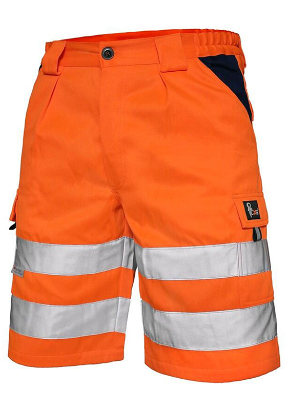 Reflexní krátké kalhoty CXS NORWICH Hi-Vis 280 - oranžová